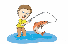 Recreation Animated Clipart: fishing_animation_10AA